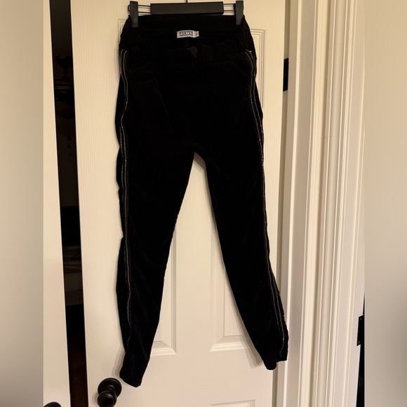 Porter Collective Black Pants With Detailed Sides Size M - Picture 1 of 6